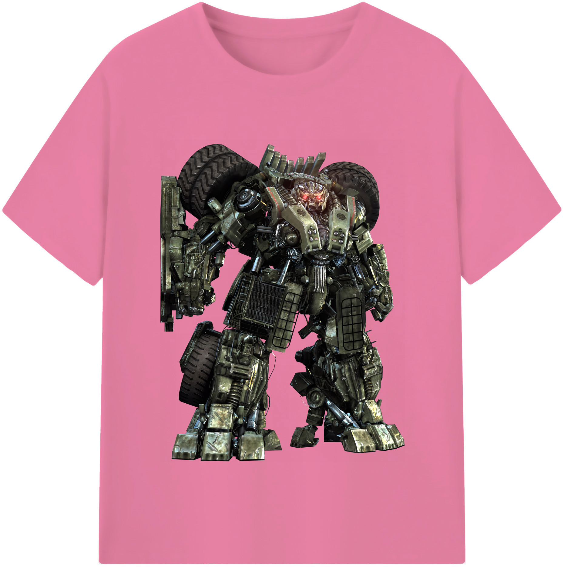 （画像用） Transformers トランスフォーマー 綿100％半袖Tシャツ（フロントプリント）